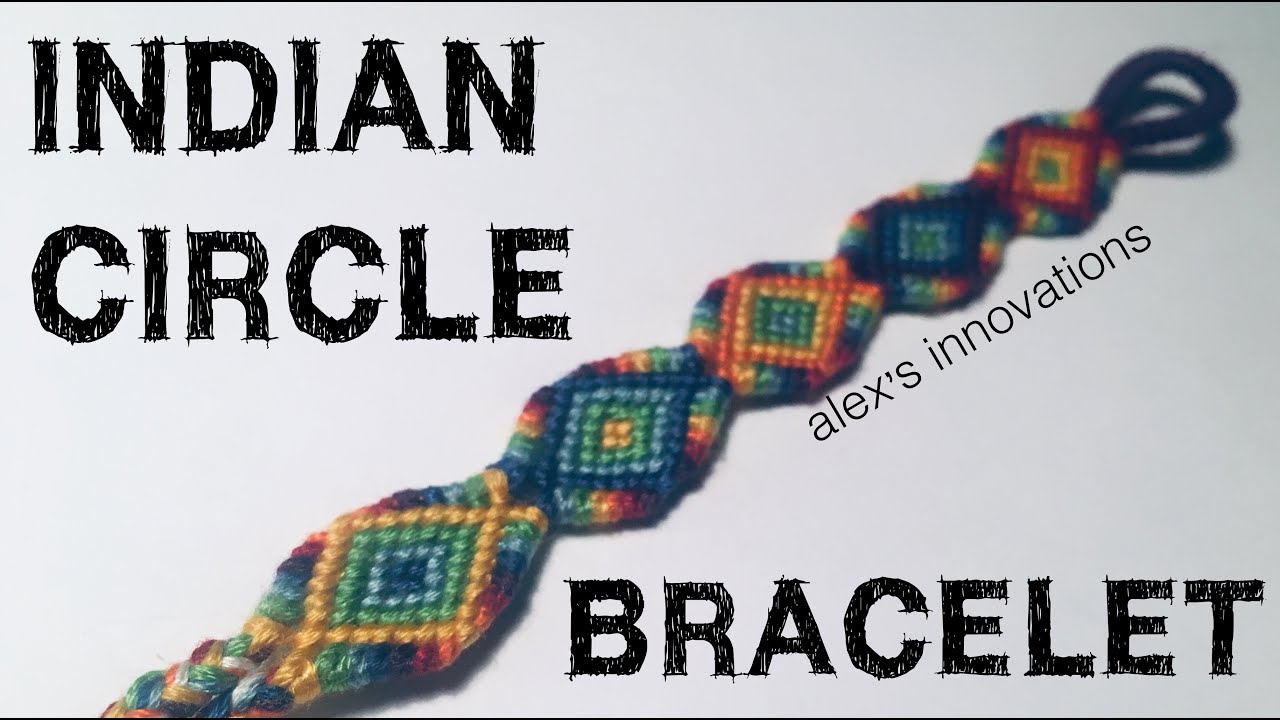 Indian Bubble Circle Bracelet Tutorial — Easy! | Alex’s Innovations