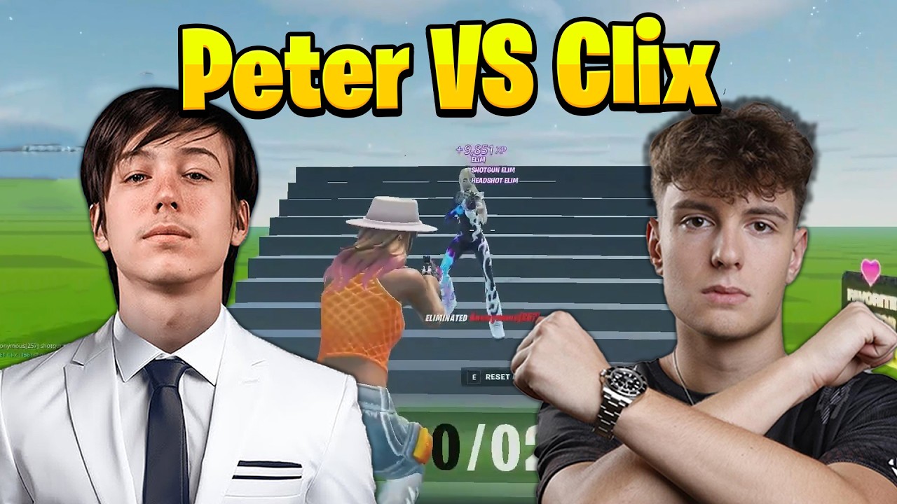 PeterBot vs Clix&hellip; INSANE 1v1 😱🔥