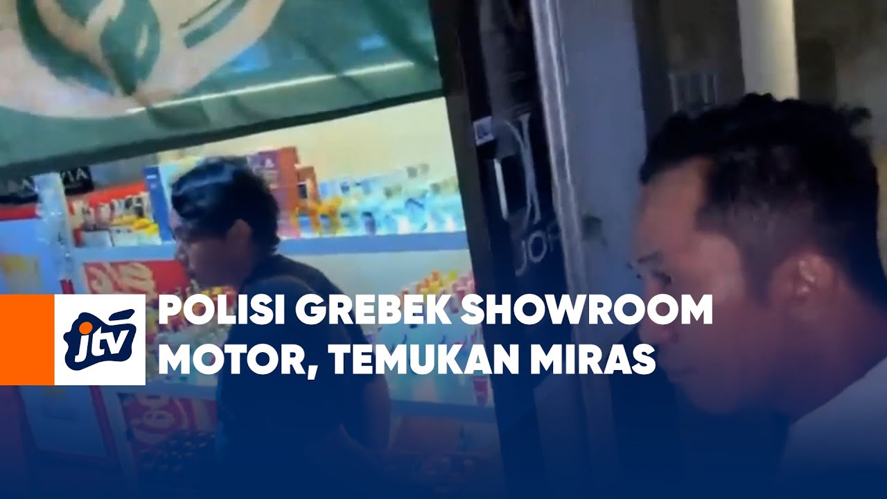Polisi Grebek Showroom Motor, Temukan Miras