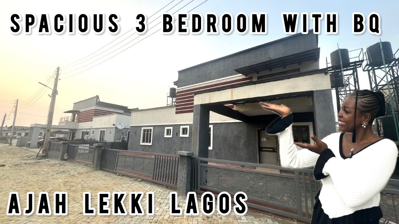 Spacious 3 bedroom fully detached penthouse with BQ in Ajah sangotedo 