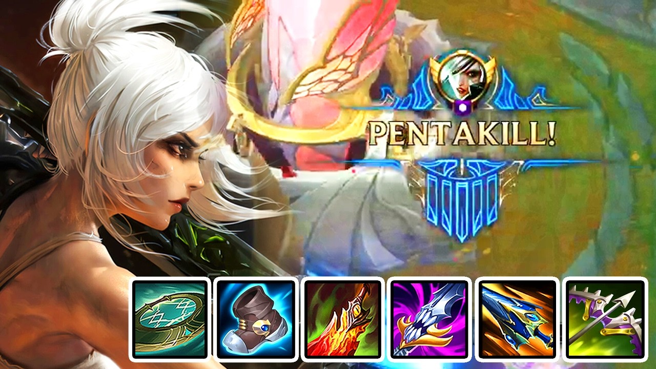 Rank 1 Riven Main Gets an INSANE PENTA KILL