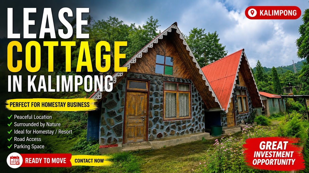 Beautiful Cottage For Lease At Charkhole Kalimpong | Kalimpong Lease Property 