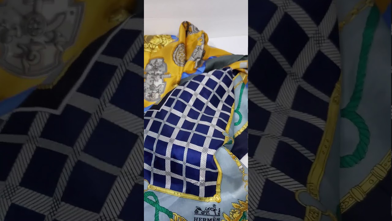 Fake Hermes silk Scarf vs Authentic