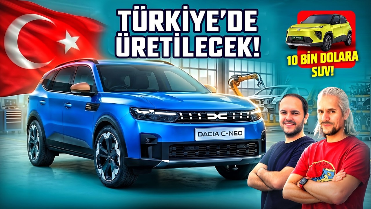 Yerli Üretim Müjdesi: Dacia C-Neo Neler Sunacak? Çin'e Rakip 10.000$'lık SUV! | Oto Gündem