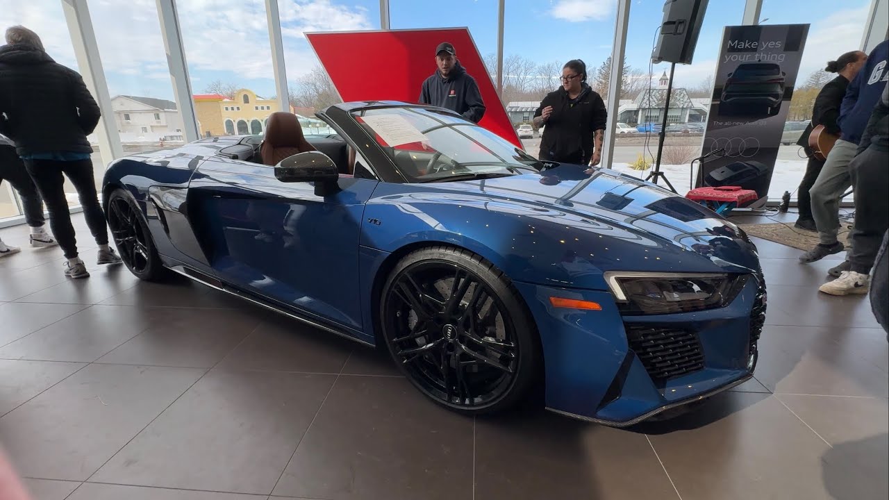 Walking around Audi Albany’s Cars and Coffee - Music, Coffee, Donuts, Cars, Community