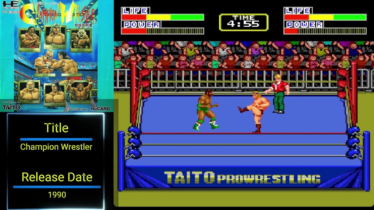 Champion Wrestler - Console Fighting Games of 1990