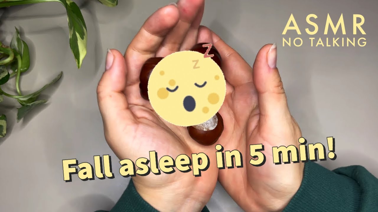 ASMR NO TALKING Zaśniesz w 5 min | Fall asleep in 5 min | ASMR sounds for sleep, tapping on objects