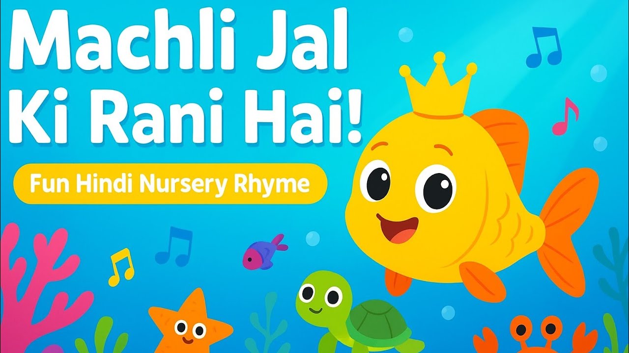 Machli Jal Ki Rani Hai 🐟 | Popular Hindi Nursery Rhyme for Kids The Kids Cartoon Story #cartoonvideo