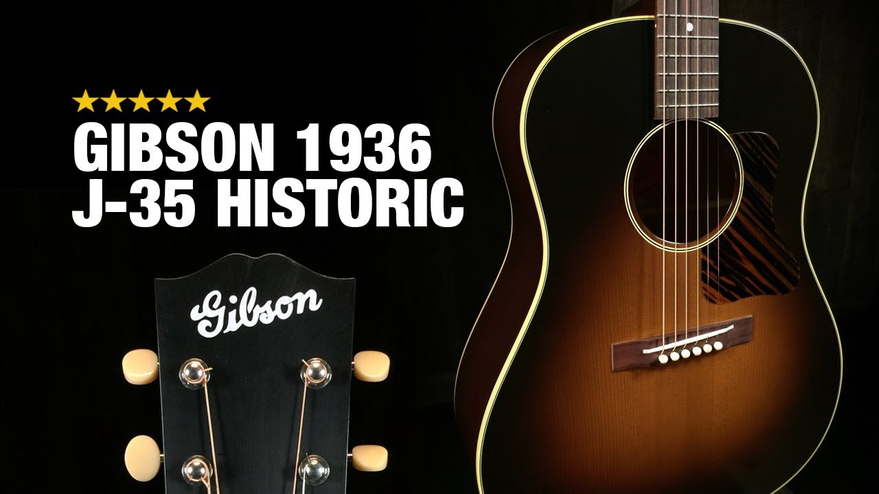 Gibson 1936 J-35 Historic - A Stunning Recreation of a Classic!
