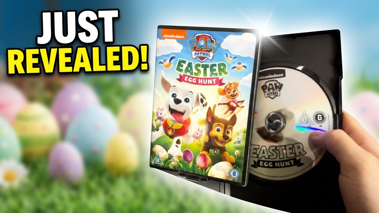 PAW Patrol: Easter Egg Hunt (2017) DVD Unboxing – New & Sealed (UK)
