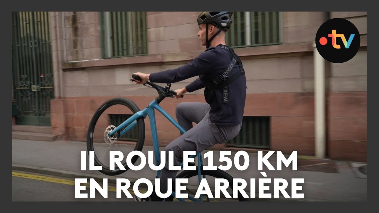 Cyclisme : il bat le record d'endurance de roue arri&egrave;re &agrave; v&eacute;lo