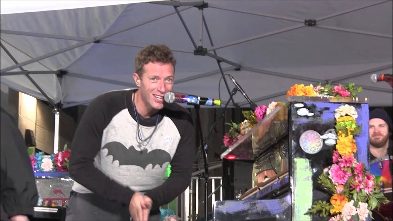 COLDPLAY Soundcheck Rehearsal Part 2 - Live in New York City TODAY Show - March 14, 2016 [HD][HQ]