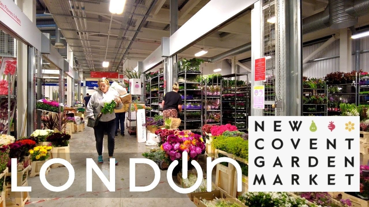 🇬🇧 London Walk Inside - New Covent Garden Market - 6 AM London Flower Market | September 2021