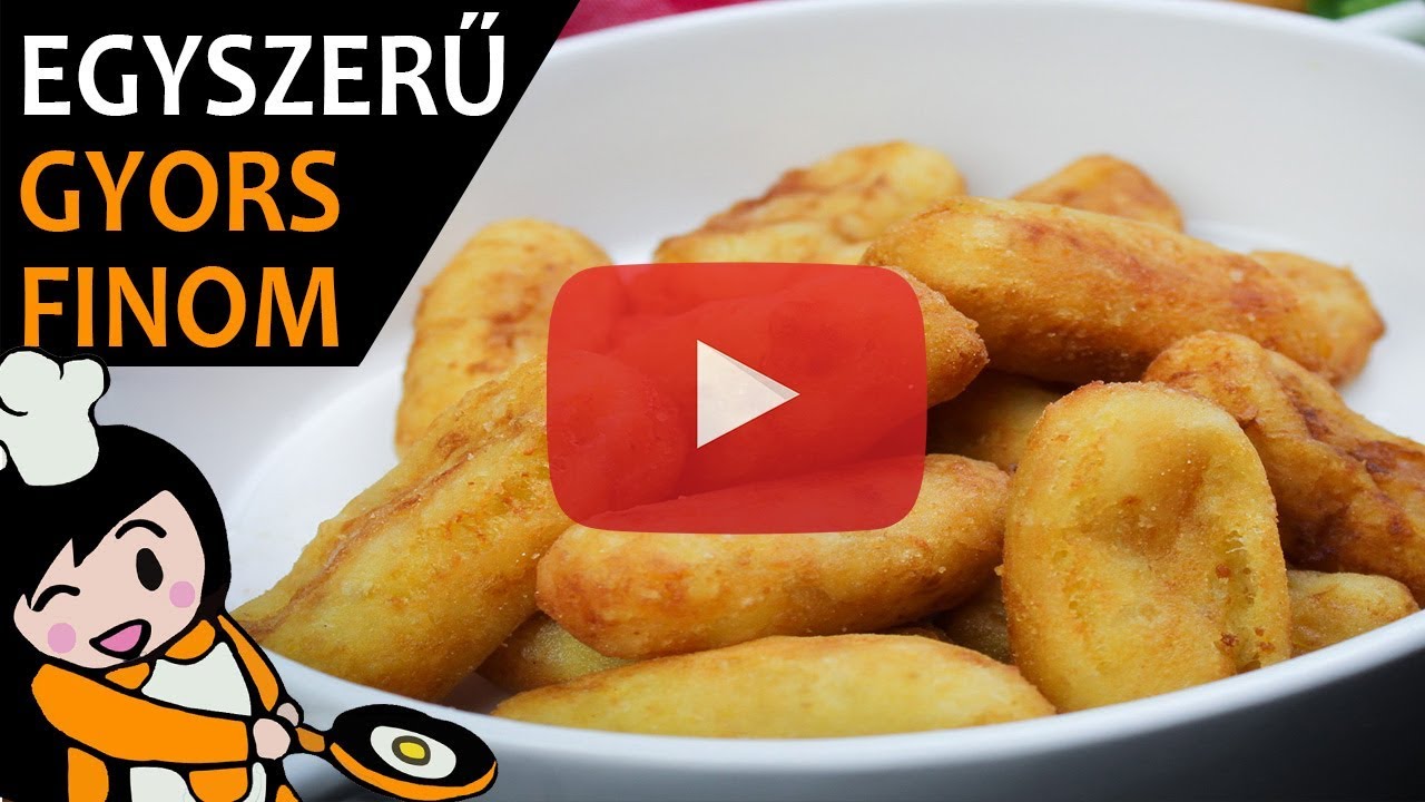 Burgonyakrokett - Recept Videók