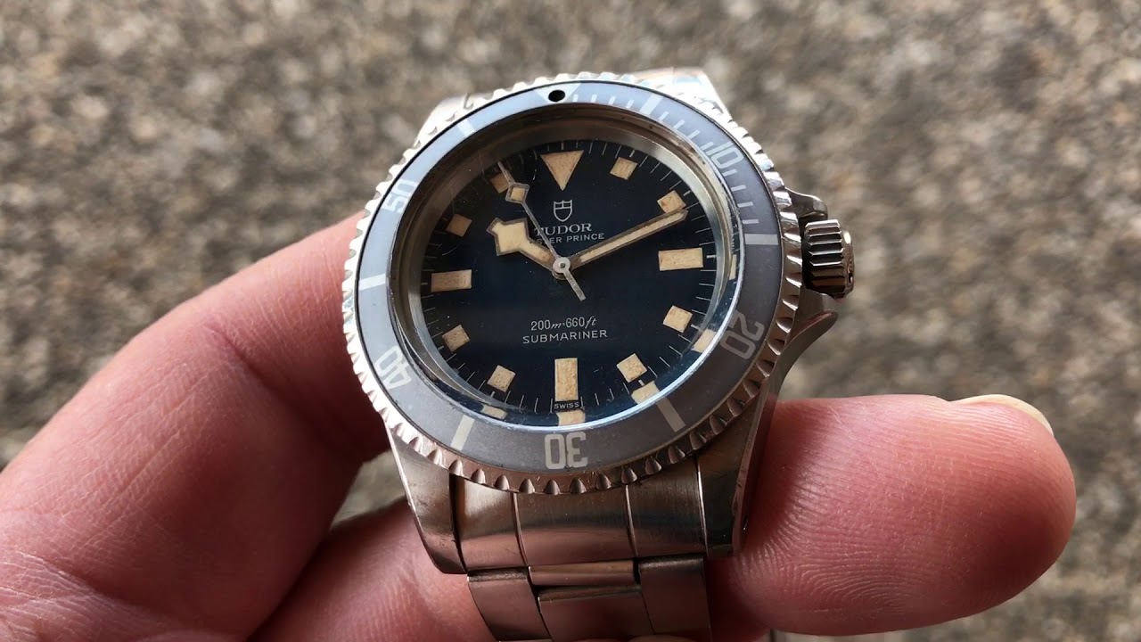 Vintage watches 1968 Tudor snowflake submariner ref 7016
