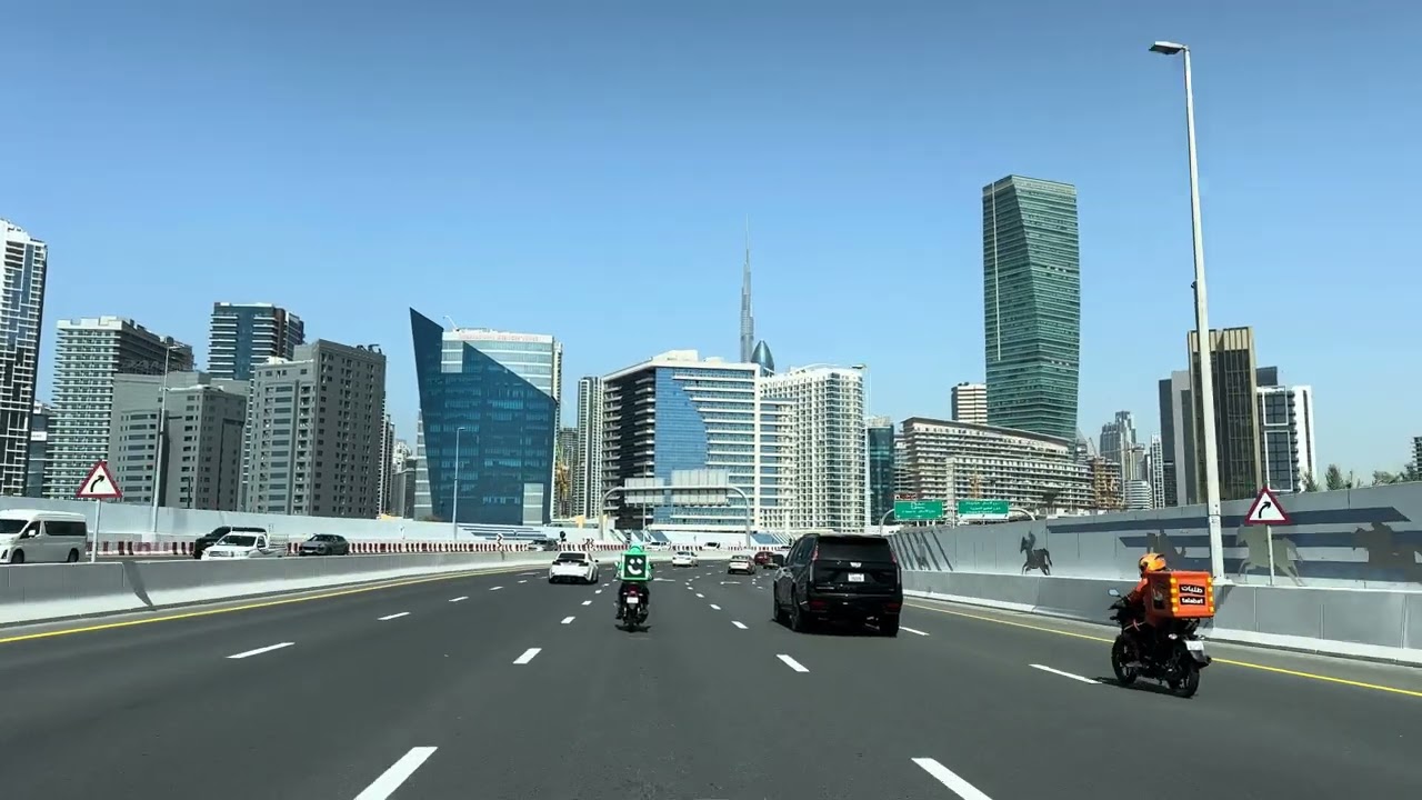 Al Fay Street to Satwa 🇦🇪 | Smooth Dubai City Drive | 4K 60FPS 9 February 2026
