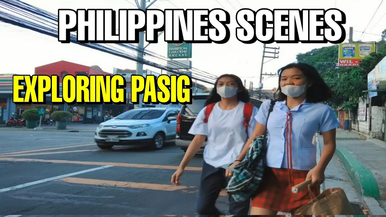EXPLORING PASIG CITY Manila Philippines Walking Tour (4K HD)