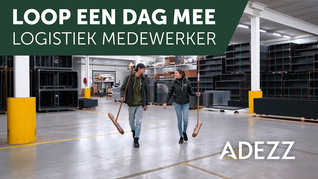 Loop een dag mee met een logistiek medewerker van ADEZZ