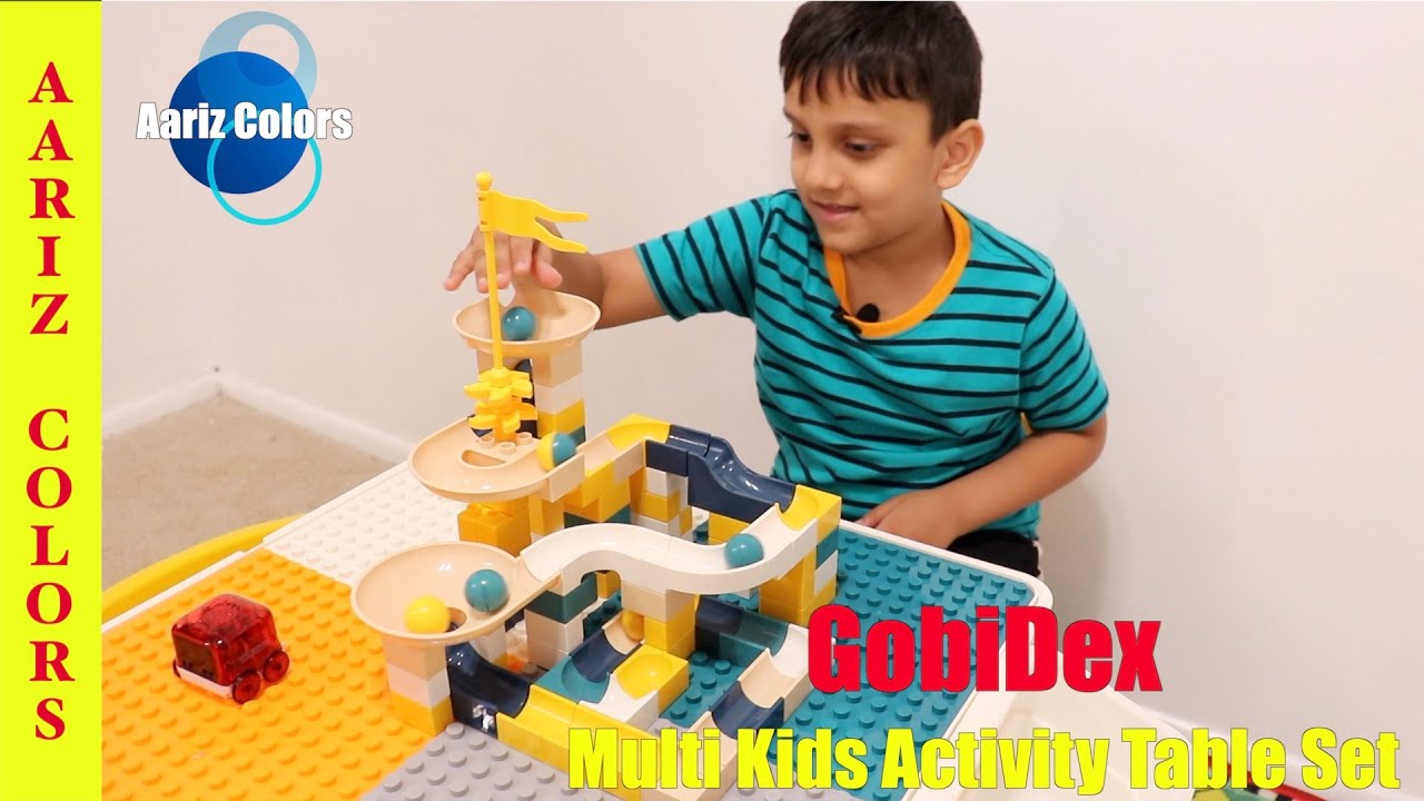 Fun time with multipurpose kids activity table set || Lego table and chair set || Aariz Colors ||