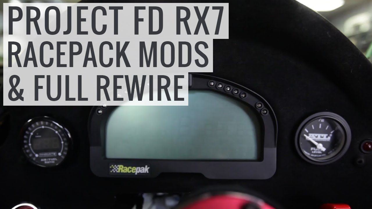RacePak SmartWire & Haltech S2000 ECU - Project FD RX7