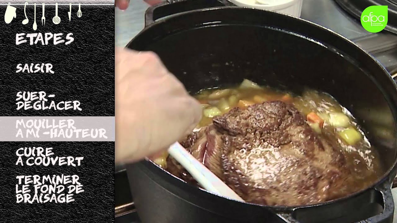 Braiser à brun