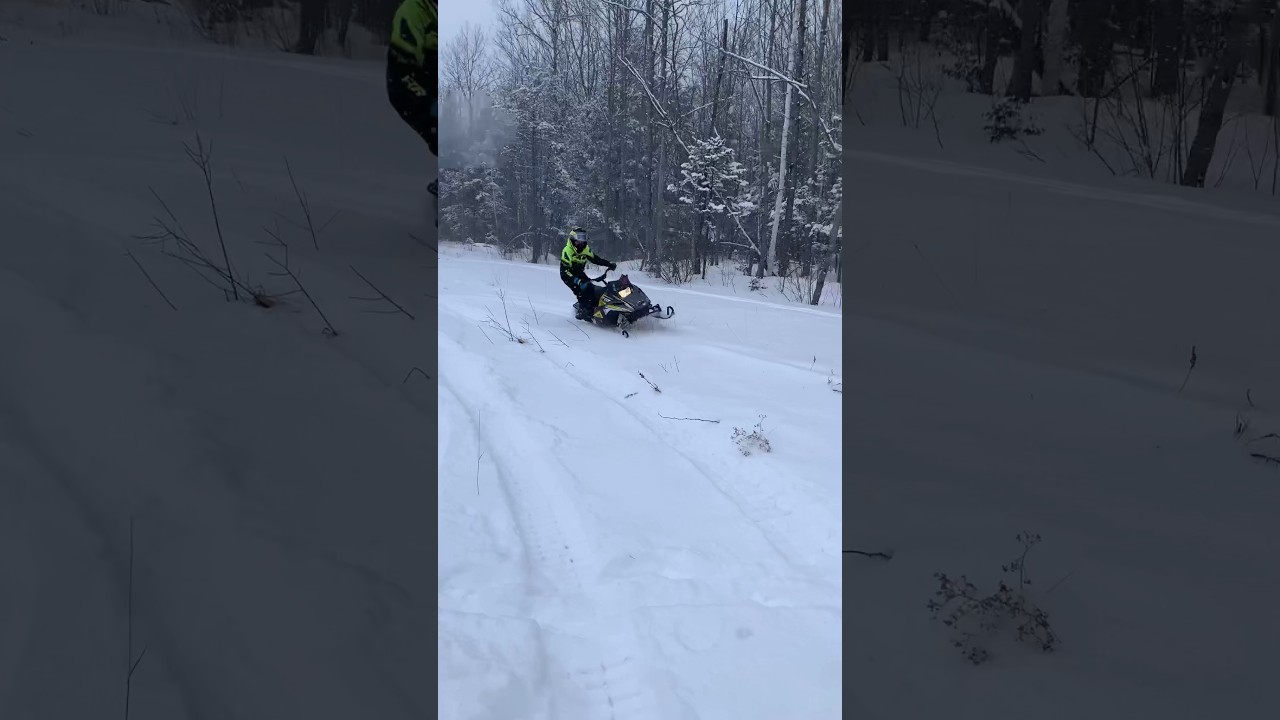 Arctic Cat ZR 200 In *DEEP* Snow! 