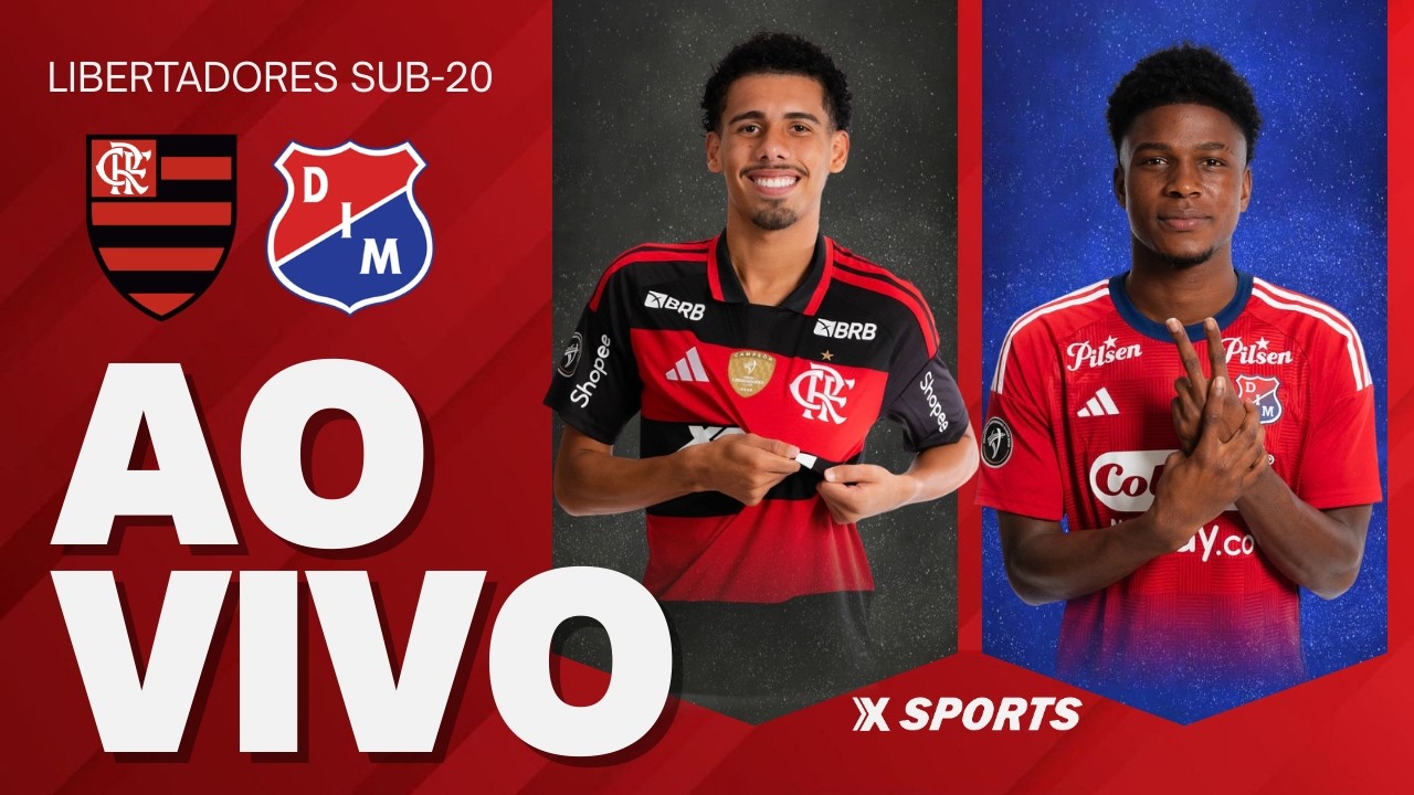 FLAMENGO AO VIVO E COM IMAGENS! FLAMENGO X INDEPENDIENTE MEDELLÍN - LIBERTADORES SUB-20