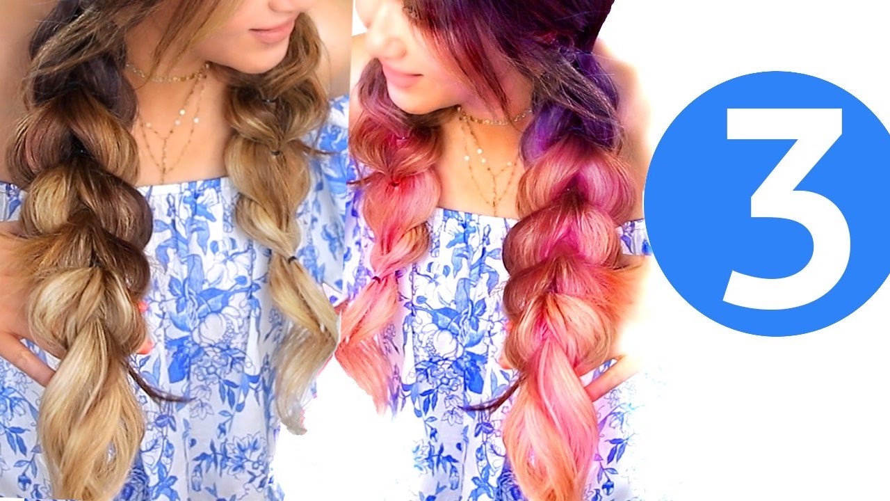 ★ 3 EASY HAIRSTYLES for Girls | Braids for Long Medium Hair