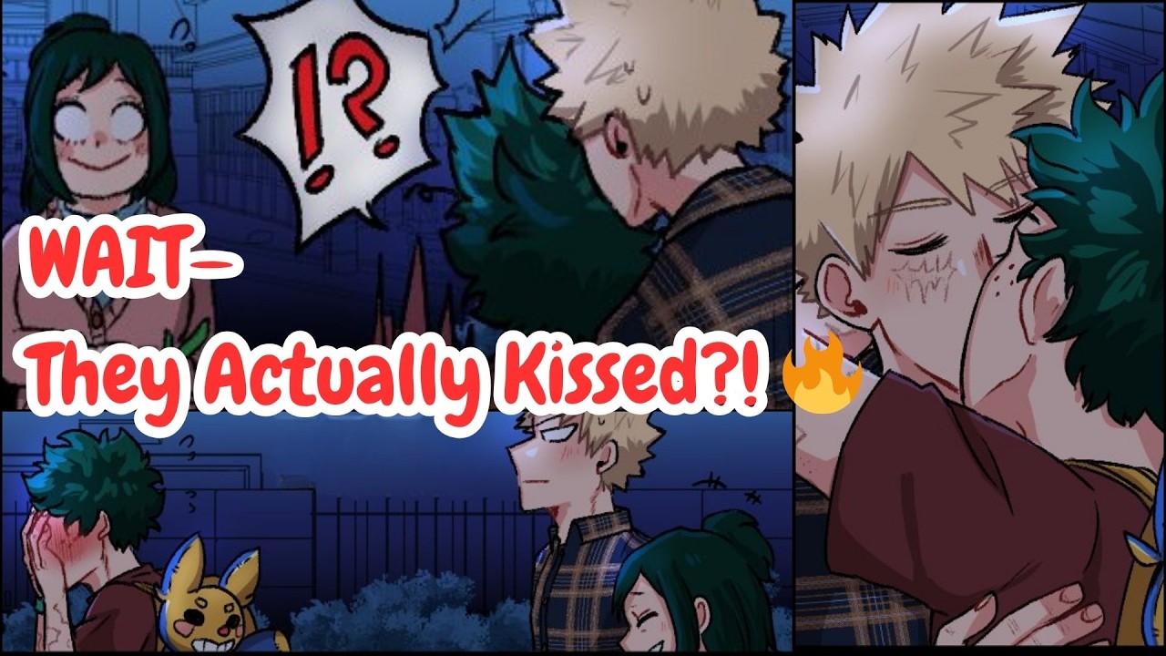 День с Каччаном 💚🔥 | BakuDeku Comic Dub (Неожиданный поцелуй?!)