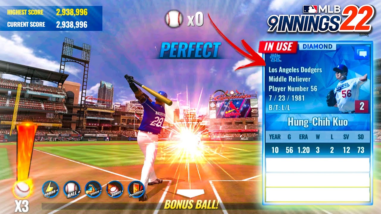 TRIPLE 3 SKILL SET ON PRIME KUO! NEW Arcade Mode Gameplay! - MLB 9 Innings 22