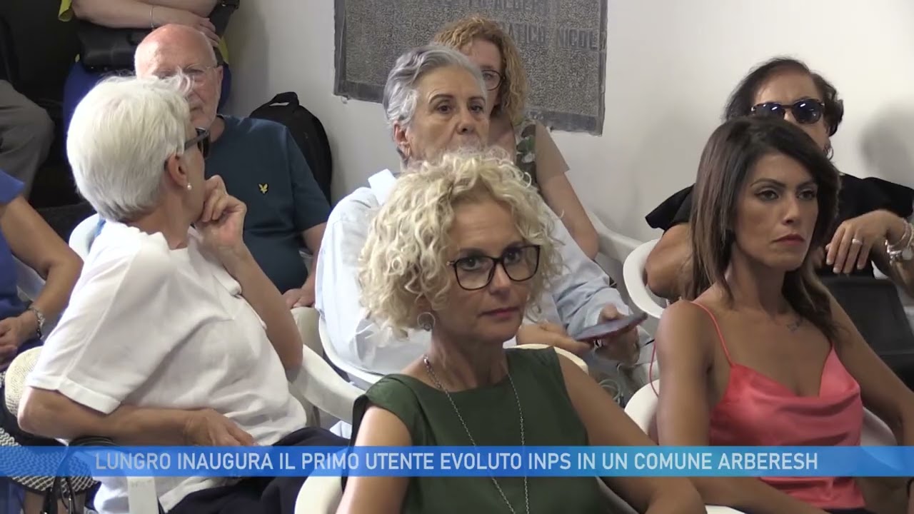 LUNGRO INAUGURA IL PRIMO UTENTE EVOLUTO INPS IN UN COMUNE ARBERESH