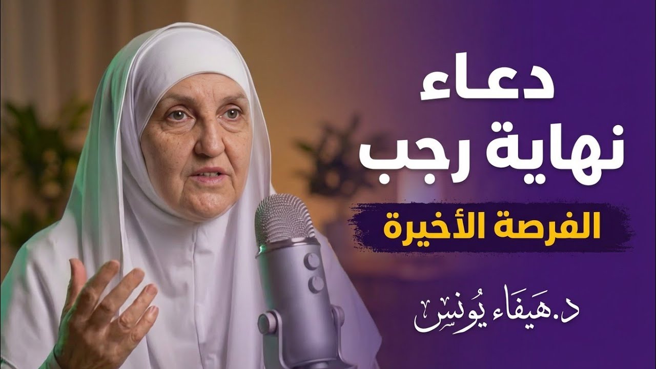 إذا كنت فرطت وقصرت في رجب ردد هذا الدعاء قبل دخول شعبان ولك الثواب كامل د. هيفاء يونس