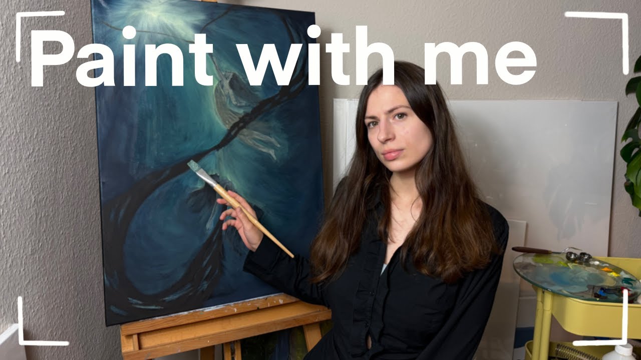 MEIN bisher EMOTIONALSTES GEMÄLDE 🖼️✨ || PAINT WITH ME mein JAHR 2025 🎨🌸 || Part 1