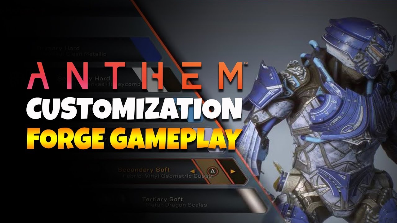 Anthem | Customization in Game Explained (Beta VIP Demo)
