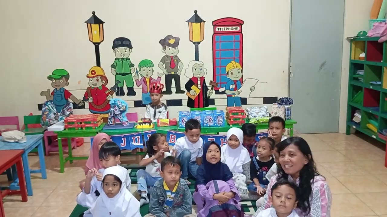 ranggong ultah ke 6 di tk armed
