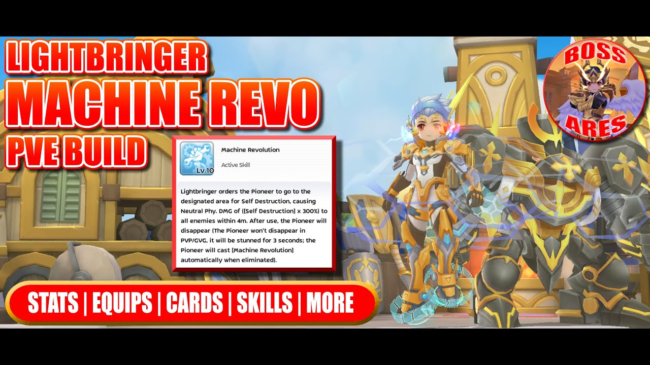 Ragnarok M Eternal Love | Lightbringer Machine Revo PVE Build Guide