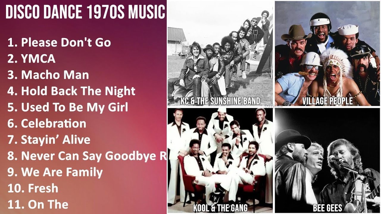 DISCO DANCE 1970S Music Mix - KC & The Sunshine Band, Village People, The Trammps, The O'Jays - ...