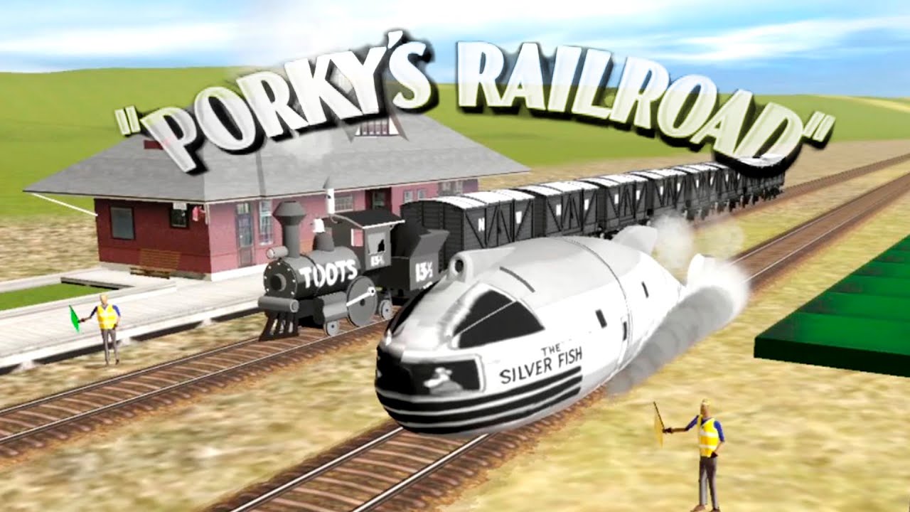 Porky's Railroad 1937 ~  Trainz Remake ~ Toots vs The Silver Fish