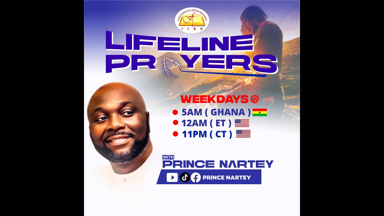 LIFELINE PRAYERS WITH PRINCE NARTEY | FAITH EVANGELICAL MISSION WORLDWIDE || 01-19-2026