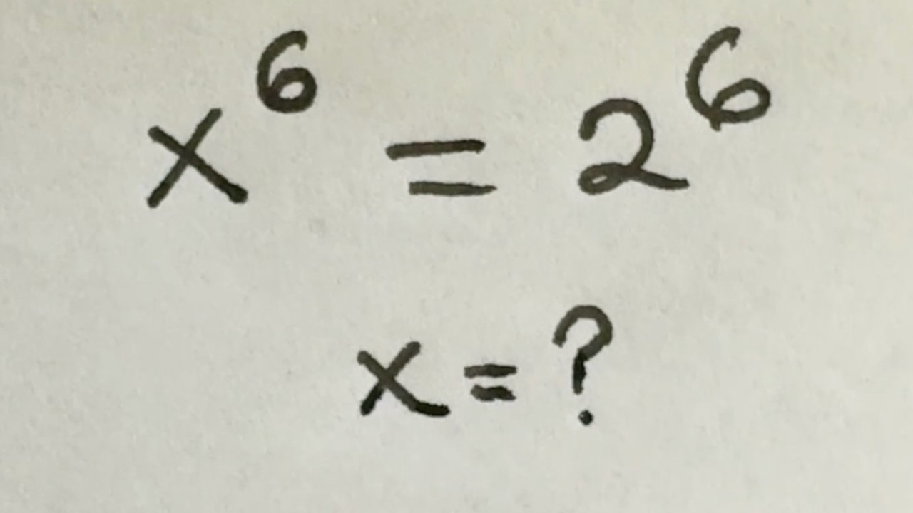 Solve for x in this nice exponential equation | Math Olympiad Mathematics