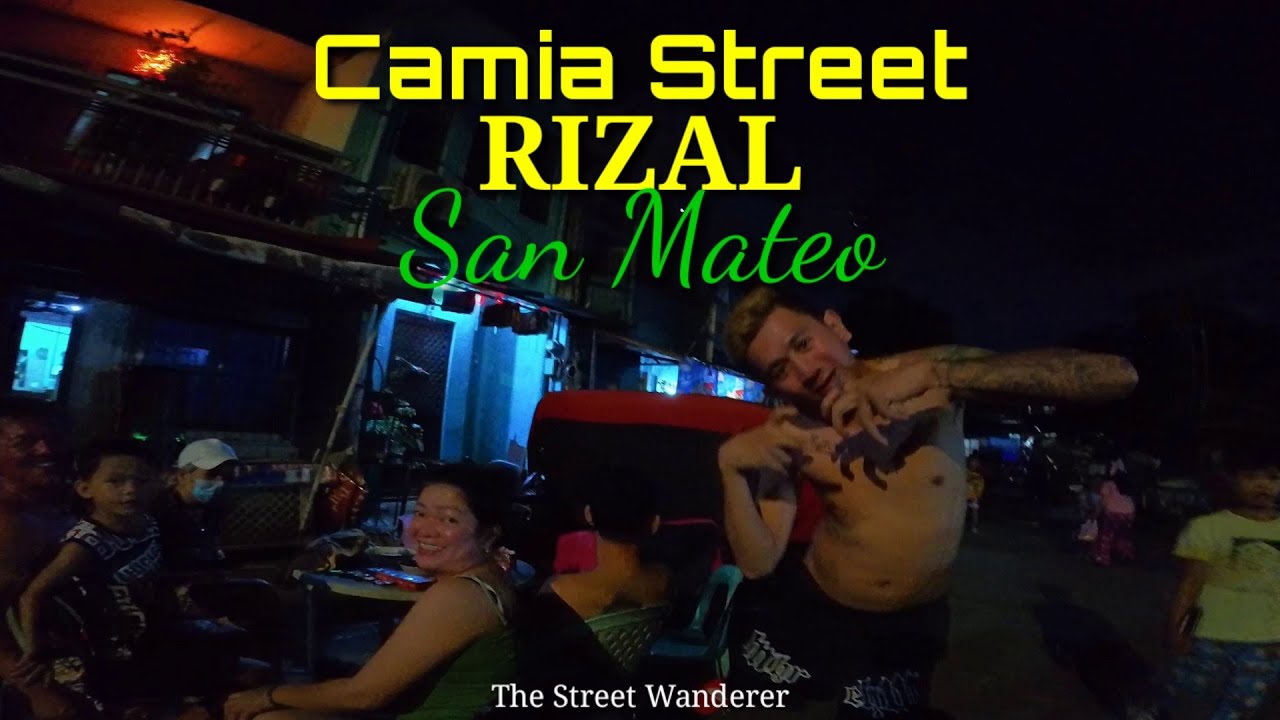 Evening Visit to Camia Street in Banaba, San Mateo in Rizal in the Philippines