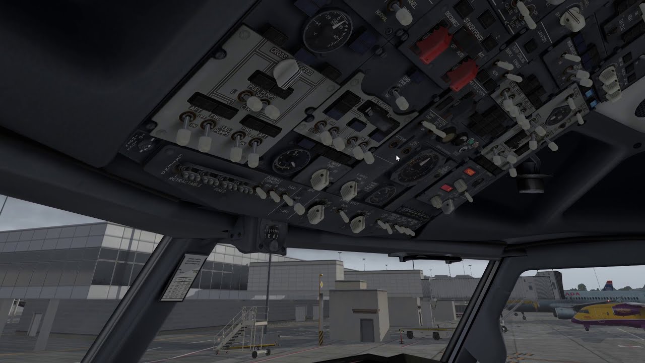Starting the X-Plane ZiboMod 737-800x from Cold and Dark