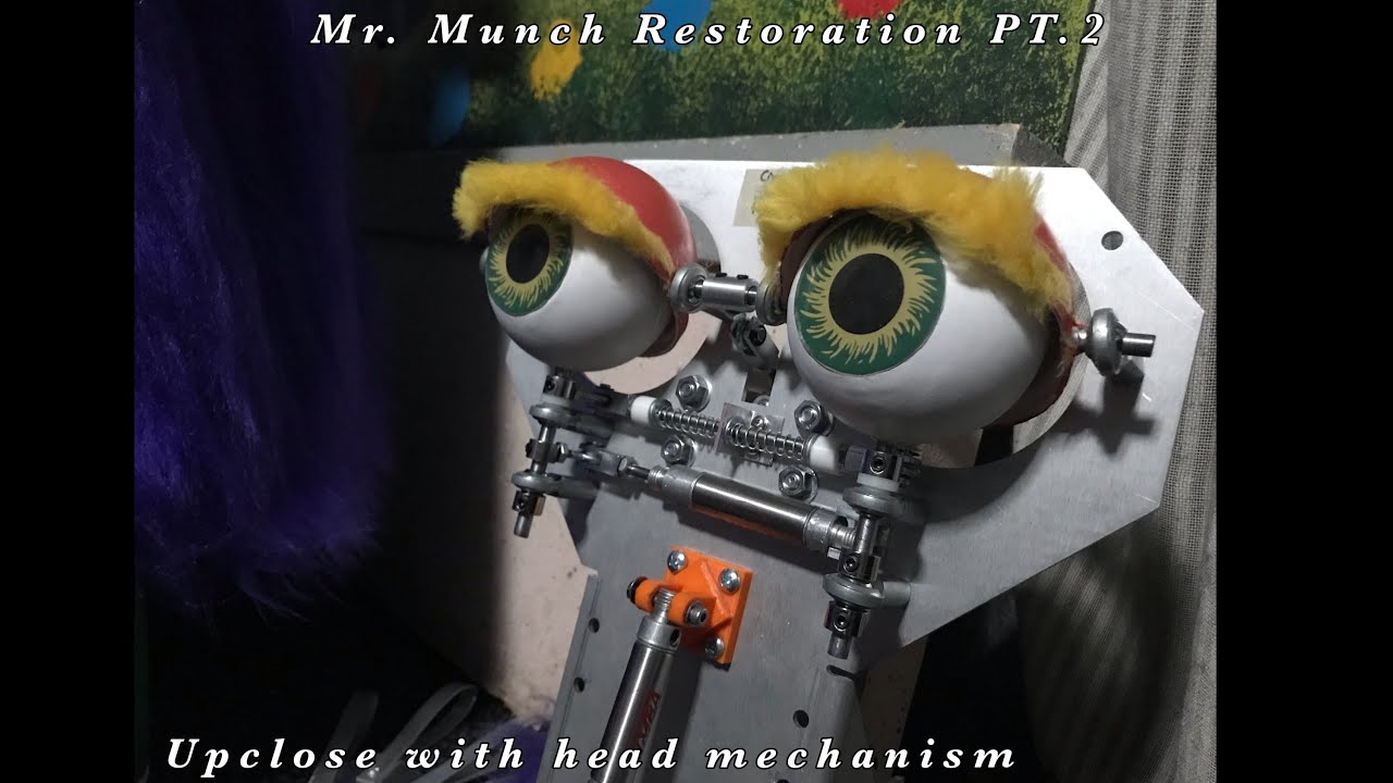 Upclose and personal with CEC Mr. Munch Cyberamic head mech, MRP2