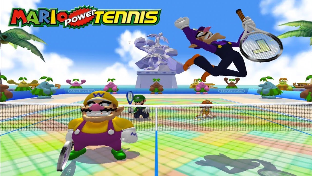 GOING FOR GOOOOLD🏆- 2v2 - Mario Power Tennis (2 Player) Multiplayer