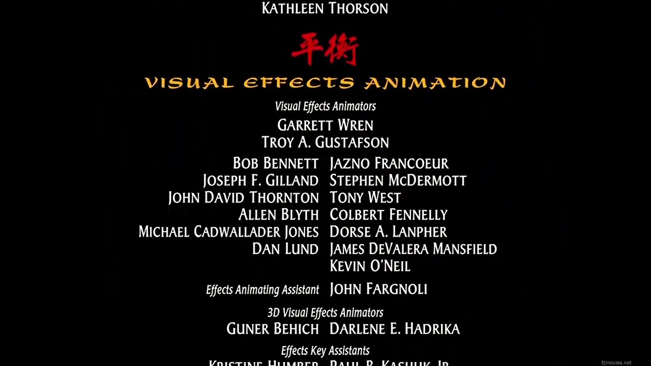 Mulan (1998) end credits