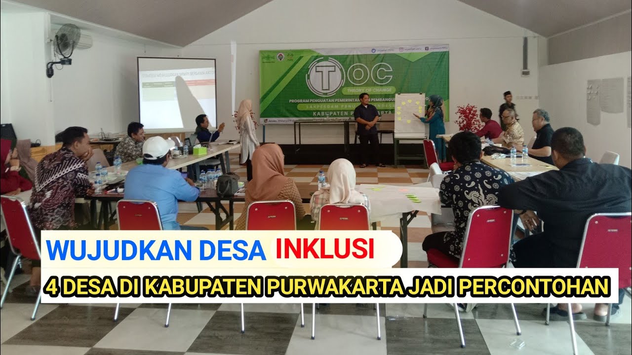Wujudkan Desa Inklusi ‼️ 4 Desa di Kabupaten Purwakarta Jadi Percontohan