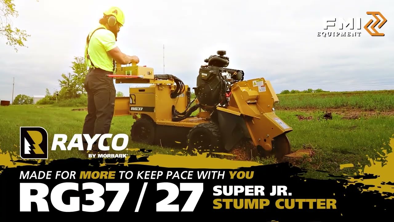 The Rayco RG 37/27 Stump Cutter - FMI Equipment