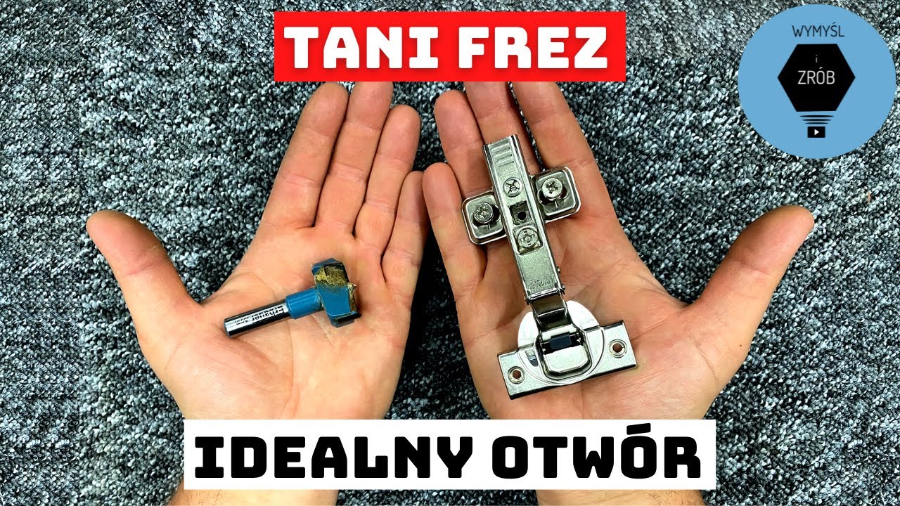 Jak zrobić otwór pod zawias? porównanie frezów