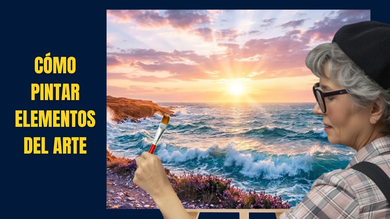 Pintando elementos de arte.con dos colores  #oileopaintingtechniques.
