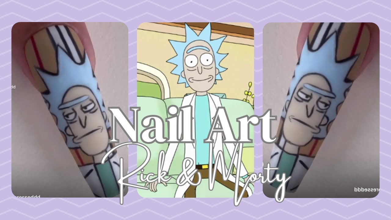 Character Press On Nails | Rick and Morty